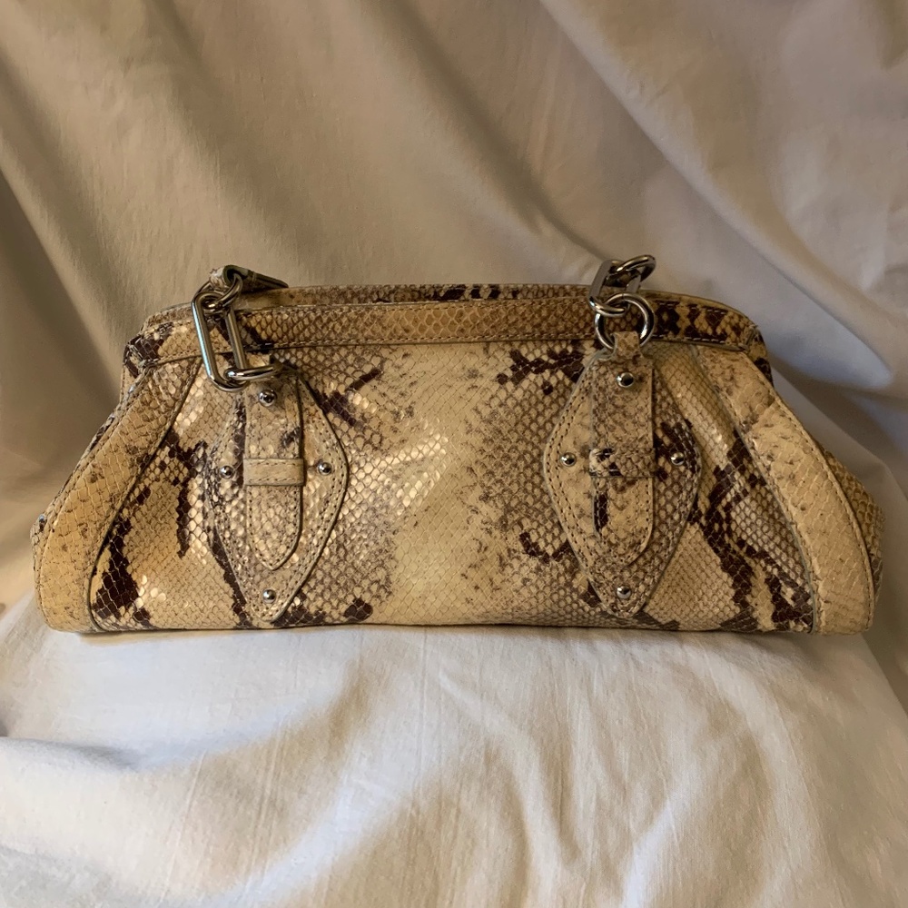 Cole Haan 'Trinity' Leather Python Print Handbag - image 3